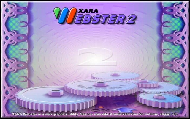 Xara Illustration, Webster 2 Splash Screen by Alan Burns