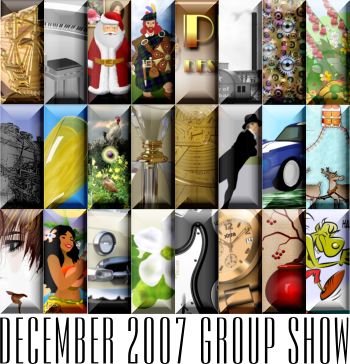 December 2007 Xara Xone Featured Artist Group Show