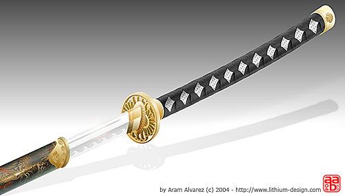 Musamane-Style Katana Sword Aram Alvarez
