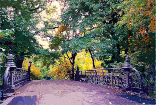 Bridge in Central Park, NYC 2001 Tad Bridenthal