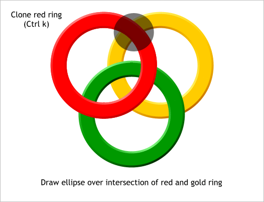 Step 3 Interlocking Rings tutorial
