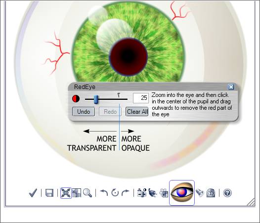 Xara Xone Workbook - Red Eye Removal