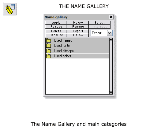 The Xara Xtreme Name Gallery