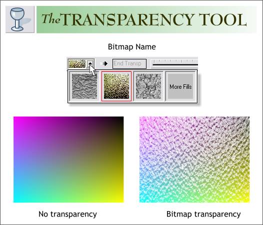 The Transparency Tool  tutorial - Xara Xone Workbook