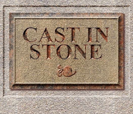 A Carved Stone Plaque - Xara Xone Workbook tutorial