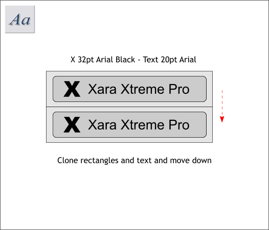Vista-style button Xara Xtreme Pro tutorial
