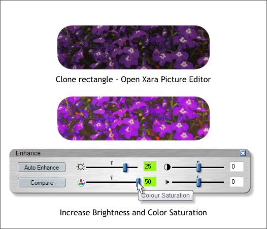 Glowing Rollover Buttons- Xara Xtreme  Pro Workbook