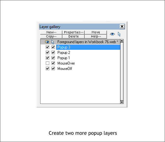 Creating Popups - Xara Xone Workbook