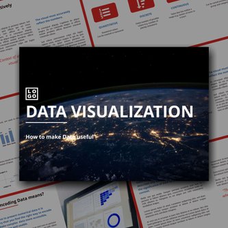 Free booklet  data visualization template