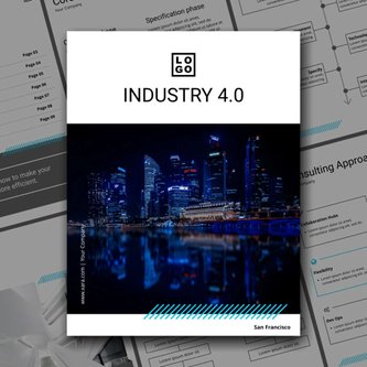 Free brochure – industry 4.0 template