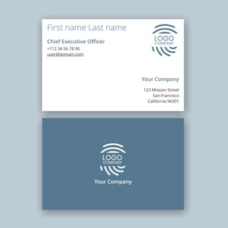 Free business card template