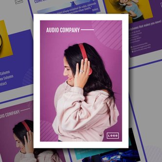 Free catalog  audio template