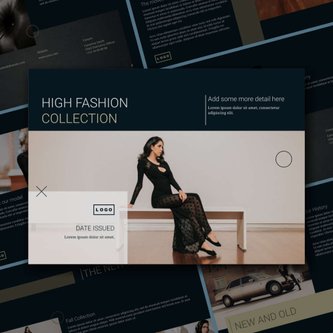 Free catalog  high fashion template