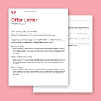 Free contract template