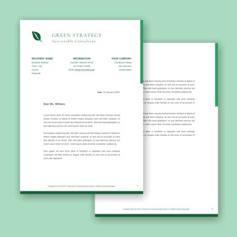 Free letterhead template