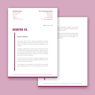 Free letterhead template