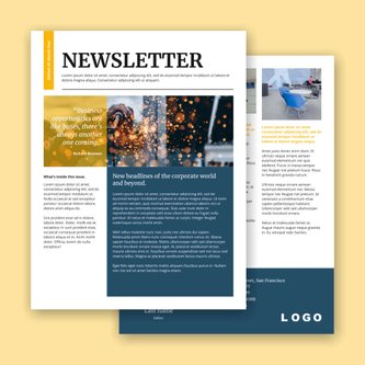 Free newsletter template