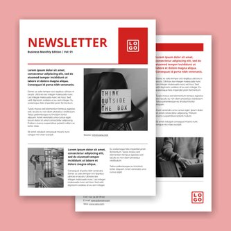 Free newsletter template