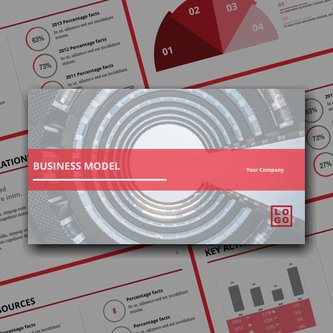 Free presentation business model template