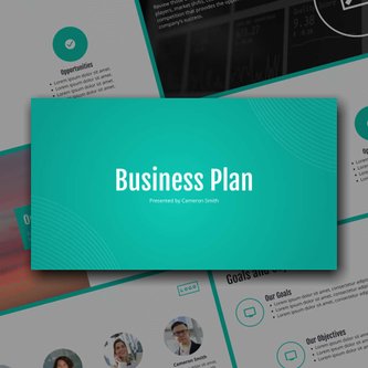Free presentation business plan template