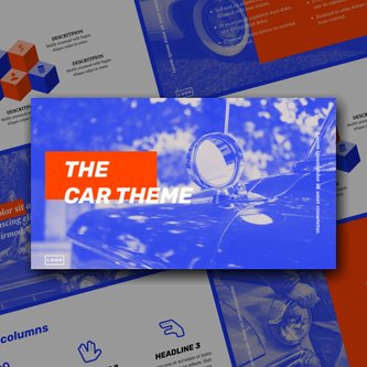 Free presentation car template