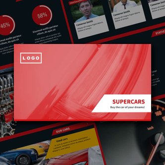 Free presentation car dealer template