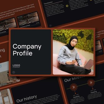 Free presentation company profile template