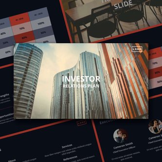 Free presentation investor relations template