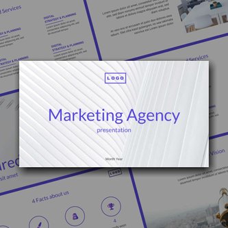 Free presentation marketing agency template