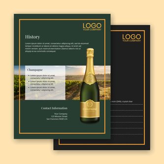 Free product sheet template