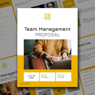 Free proposal  hr strategy template