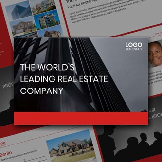 Free real estate – brochure – leading template