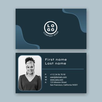 Free real estate – business card template