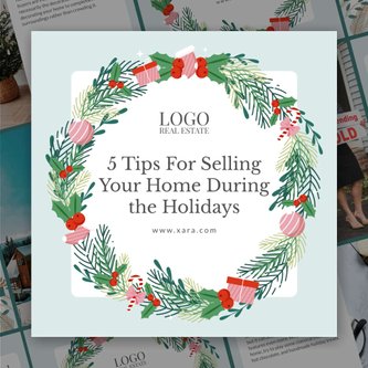 Free carousel  christmas selling tips template