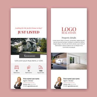 Free real estate – door hanger template