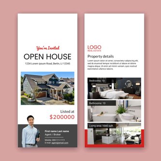 Free real estate – door hanger template