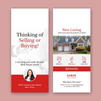 Free real estate – door hanger template