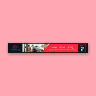 Free real estate – web banner template