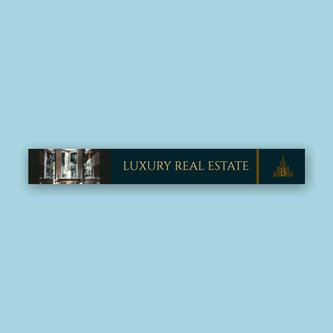 Free real estate – web banner template