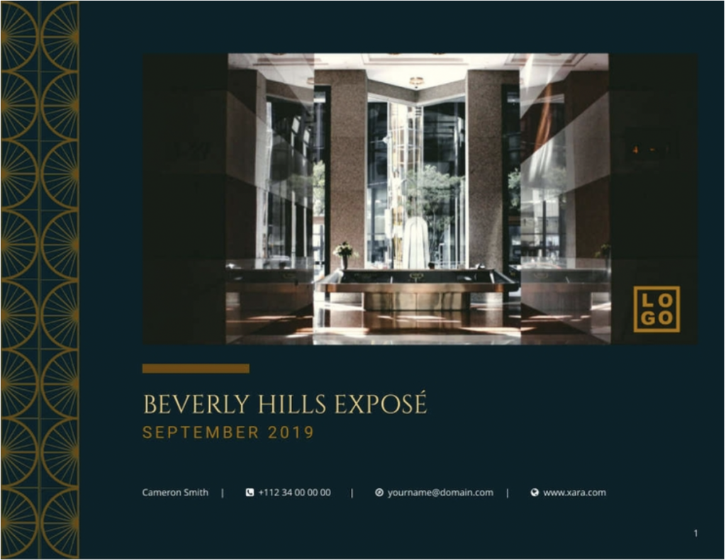 real estate brochure templates
