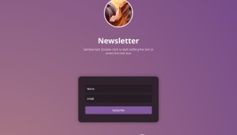 Newsletter Subscription Website