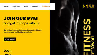 fitness gym website