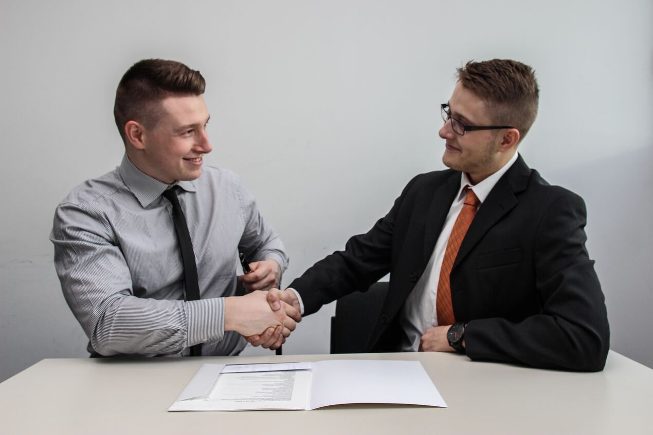 Real Estate Broker and their client