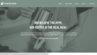 Coffee Shop Website