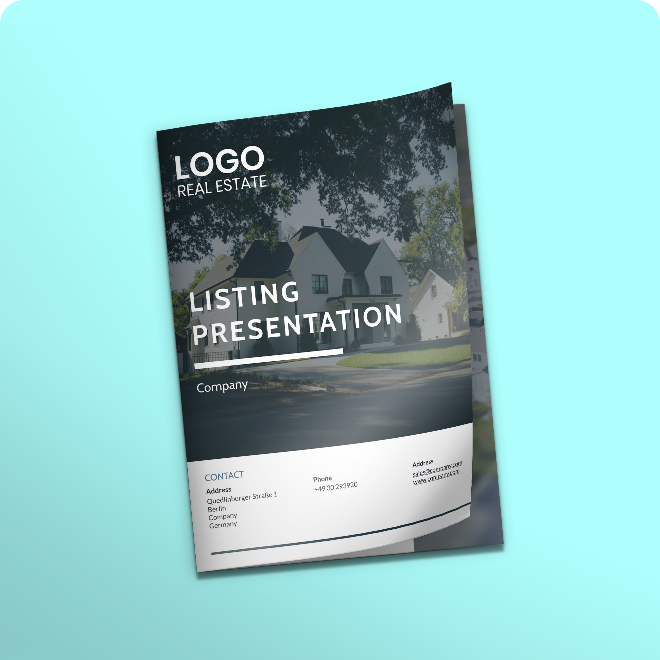 listing marketing materials