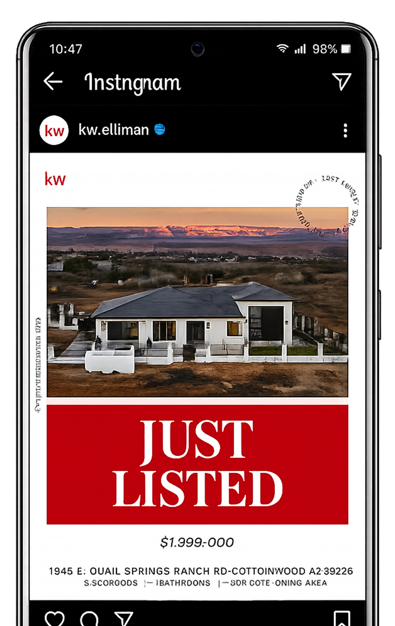 real estate deliverables just listed materials